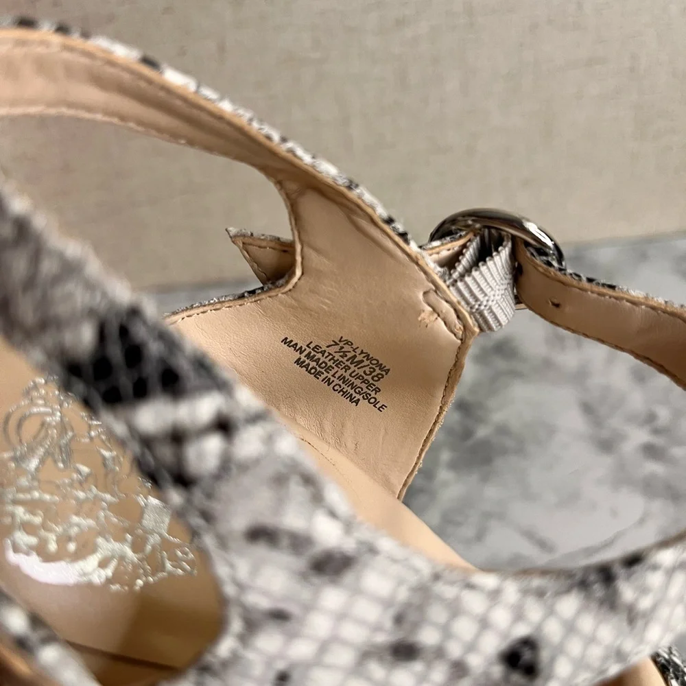 Vince Camuto Snakeskin Patterned Heels